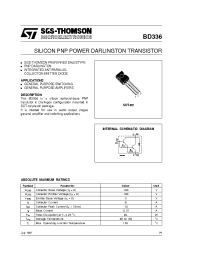 Datasheet BD336 manufacturer STMicroelectronics